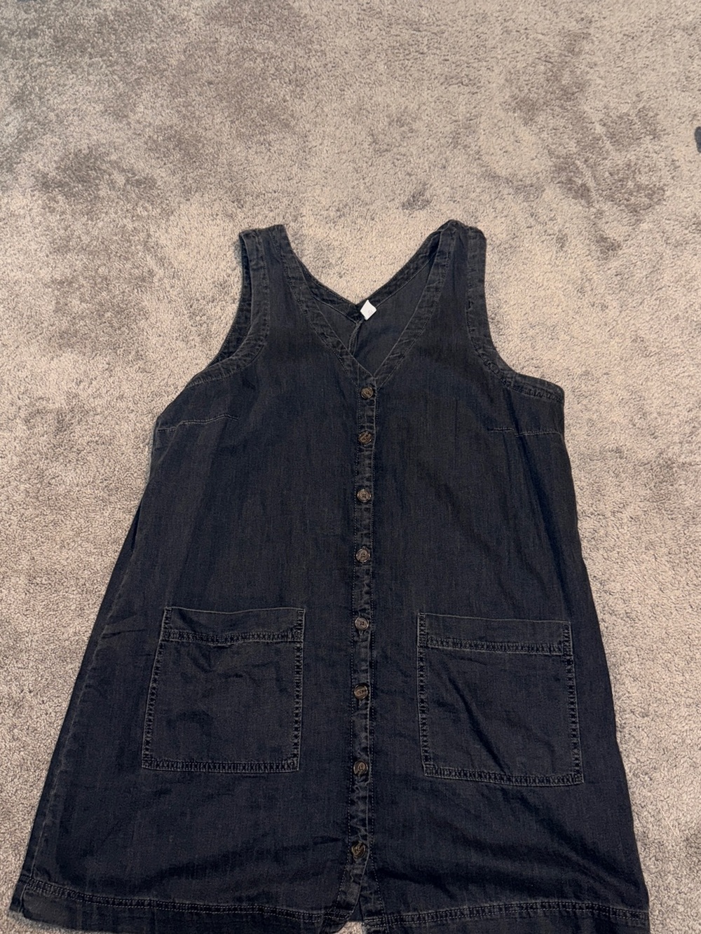 Old Navy Black Denim Mini Dress